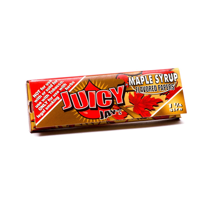 JUICY JAY  ROLLING PAPERS MAPLE SYRUP  1.25 Ct 24