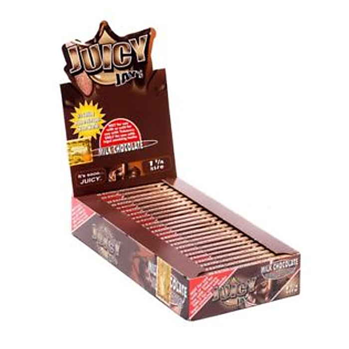 JUICY JAY  ROLLING PAPERS MILK CHOCOLATE 1.25 Ct 24