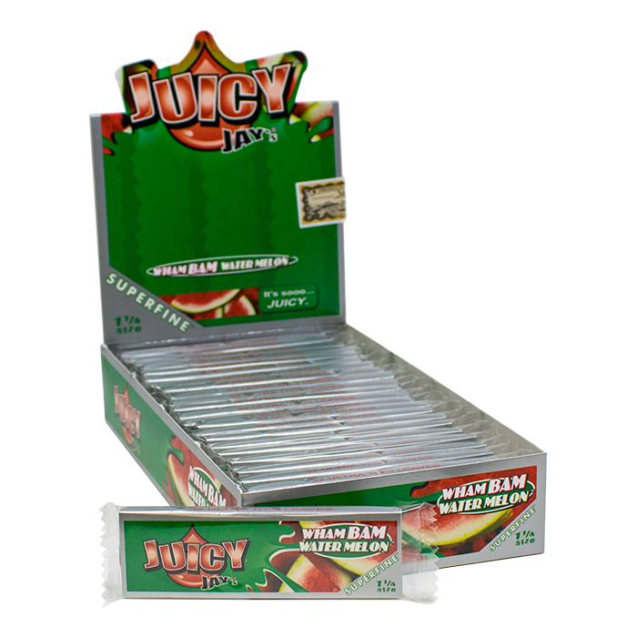 Juicy Jay Watermelon Superfine Rolling Papers 1.25 Ct 24