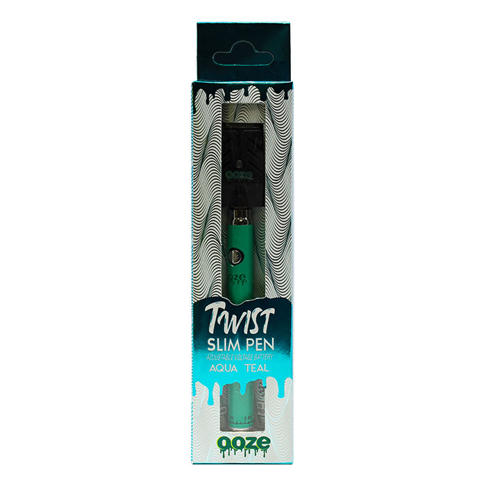 Ooze Aqua Teal 510 Twist Adjustable Battery