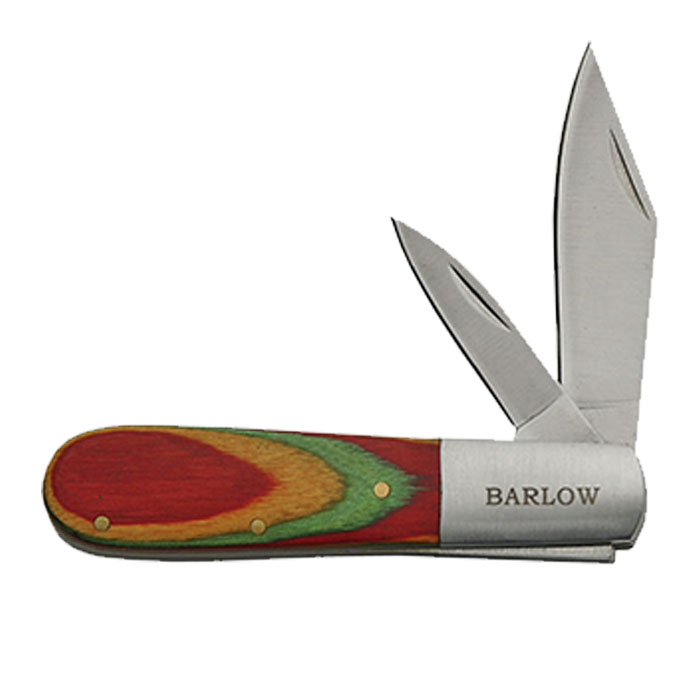 BARLOW MULTICOLOR HANDLE KNIFE 3 INCHES