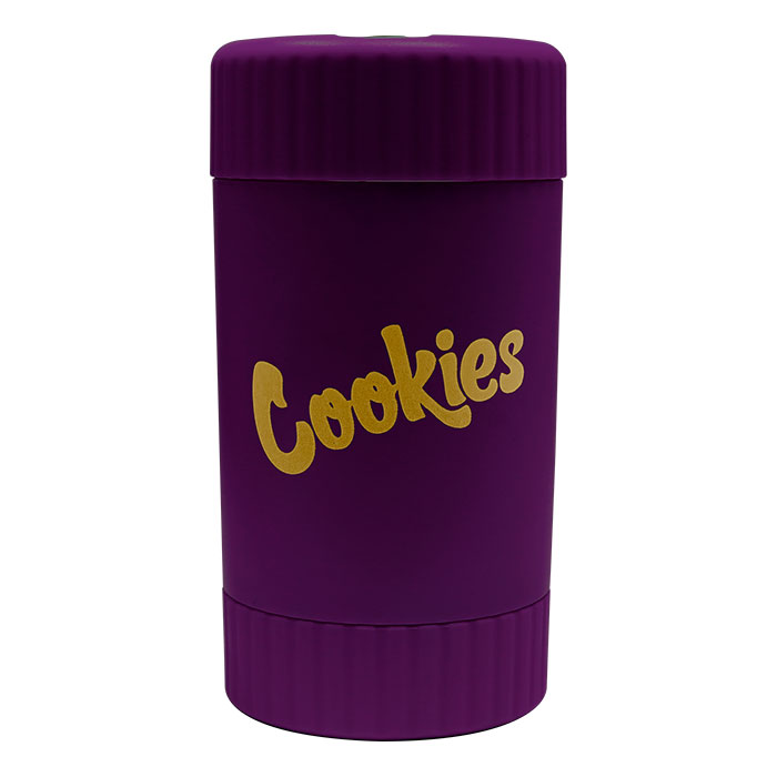 Purple Cookies Led Stash Can with Grinder