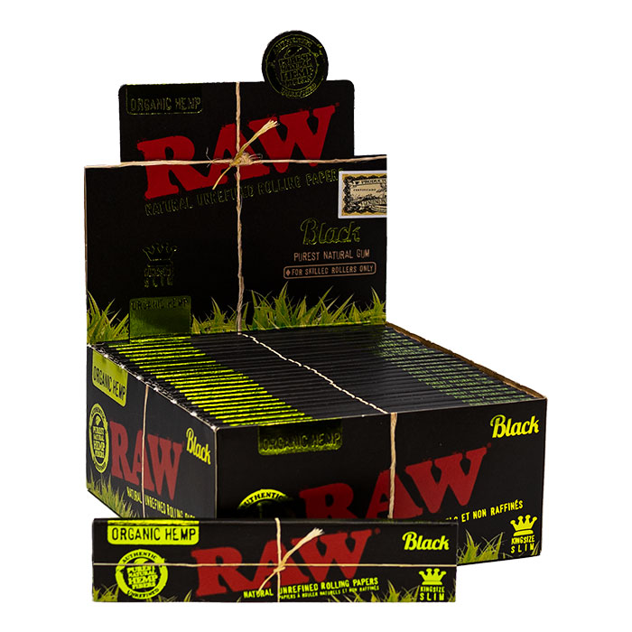 Raw Black Organic King Size Rolling Paper