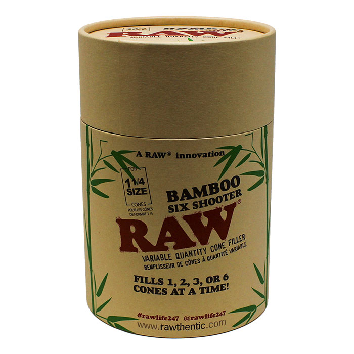 Raw Bamboo Six Shooter Cone Filler 1.25