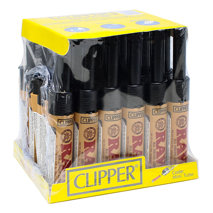Raw Multi Purpose Clipper Lighter Display of 24