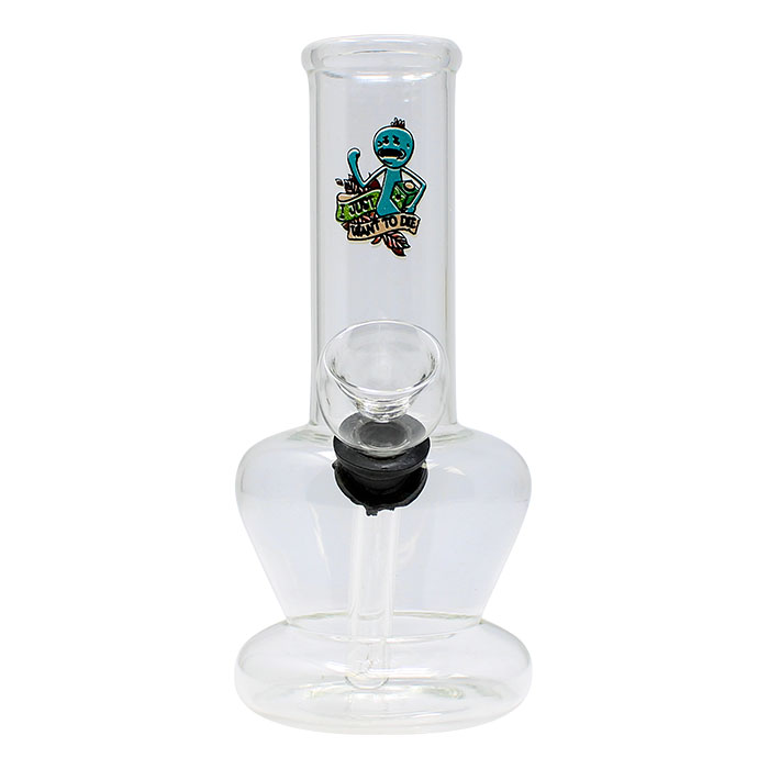Clear Ricky M Bong 5 Inches