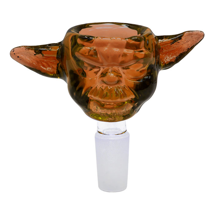 Amber Glass Yoda Bowl 14 Mm