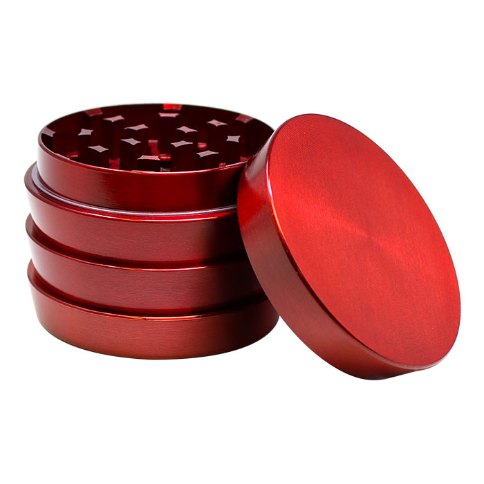 Red Layered 4 stage Grinder
