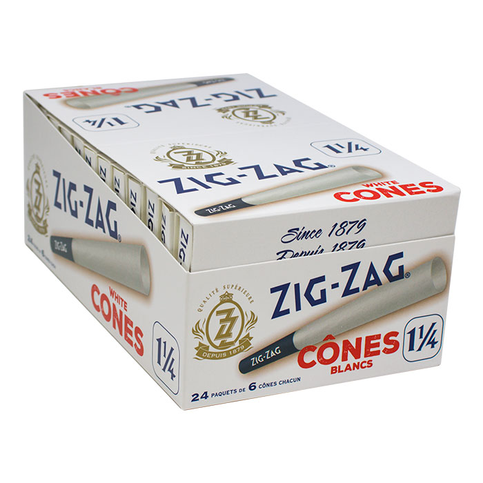 Zig Zag White Cones