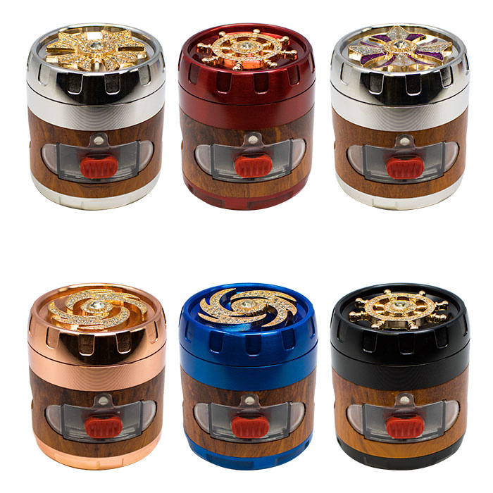 Rotatable Glittery Magnetic Assorted Color grinder