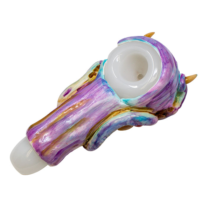 Humorous Face Hand Pipe 5 Inches