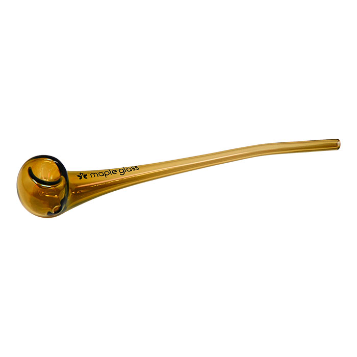 Maple Glass Yellow Gandalf Straight Pipe 10 Inches