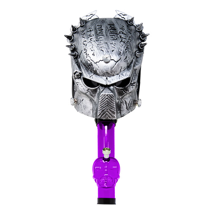 Predator Silver Purple Gas Mask