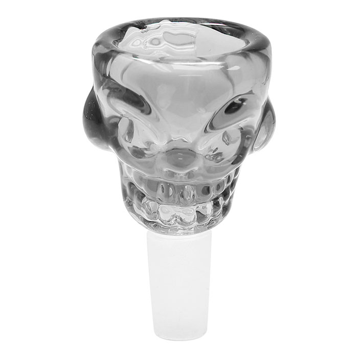Clear Skull Glass Bowl 14mm