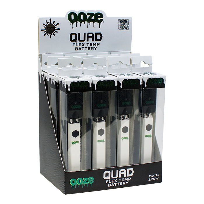 White Snow OOZE Quad Flex Temp Battery