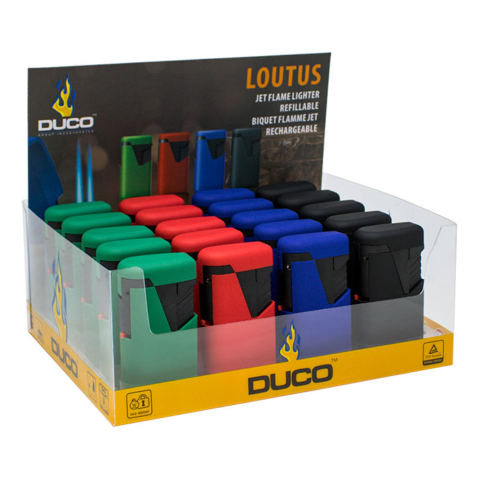 Duco Loutus Lighter Double Jet Flame