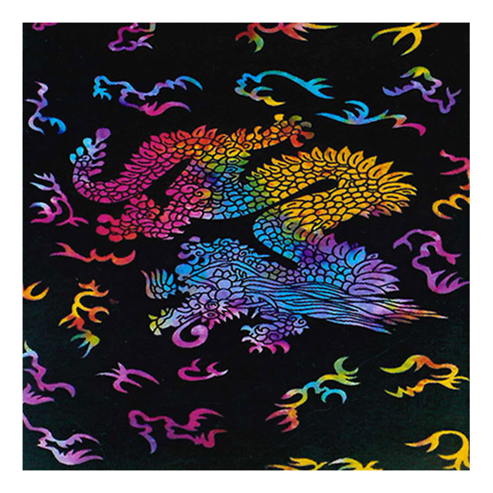 Tie and Dye Dragon Fly Art Cotton Flag