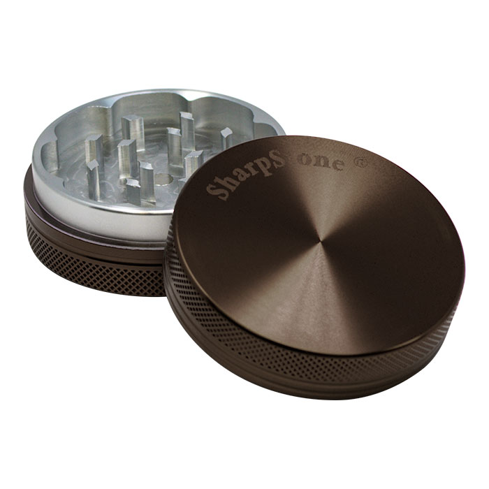 Green Sharp Stone Two Stage Aluminum Grinder