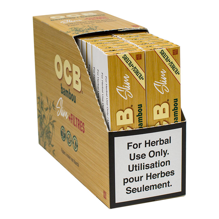 OCB Bamboo Unbleached King Size Slim with Filters