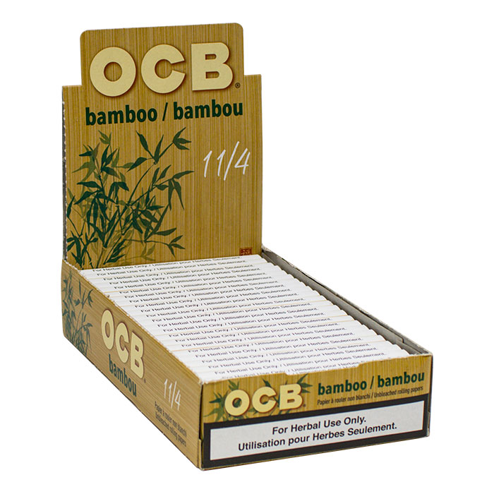 OCB Bamboo Unbleached Rolling Papers 1.25