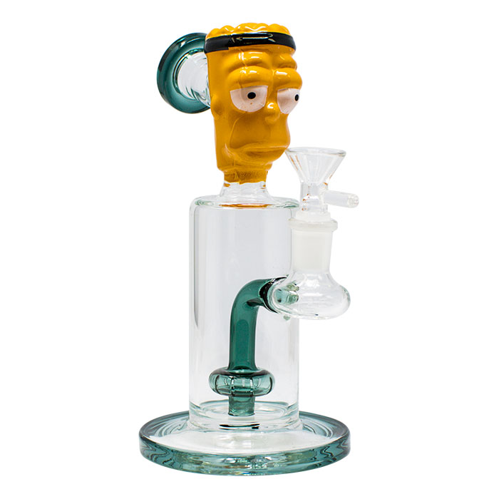 Bart Simpson Medium Glass Bong 8 Inches