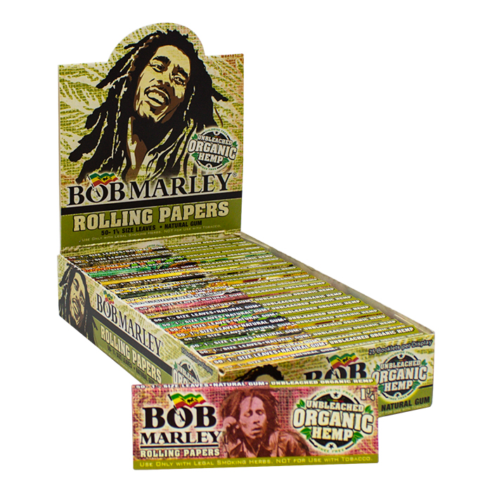 Bob Marley Unbleached Organic Hemp 1.25 Rolling Paper