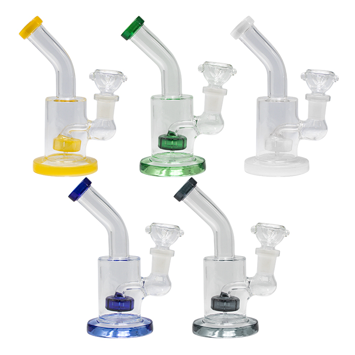 Assorted Color Small Colorado 6 Inches Glass Bongs
