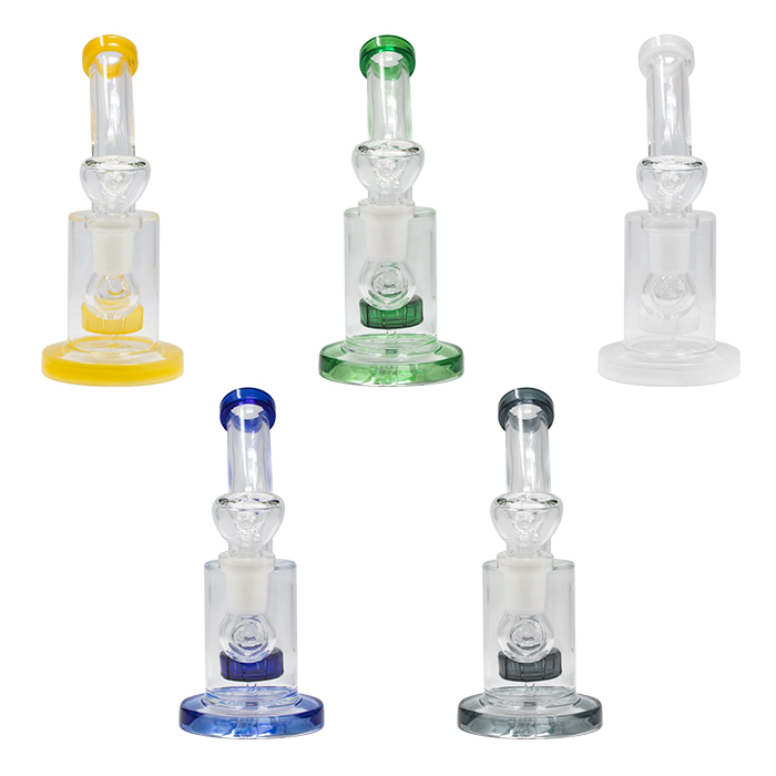 Assorted Color Small Colorado 6 Inches Glass Bongs