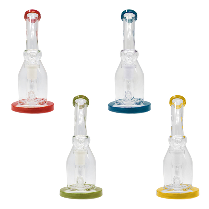 Beaker Shape 7 Inches Small Glass Bongs