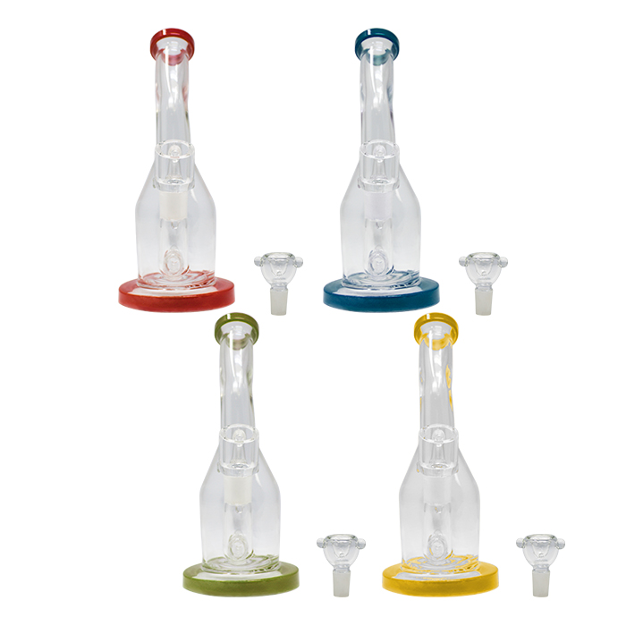 Beaker Shape 7 Inches Small Glass Dab Rig and Bong