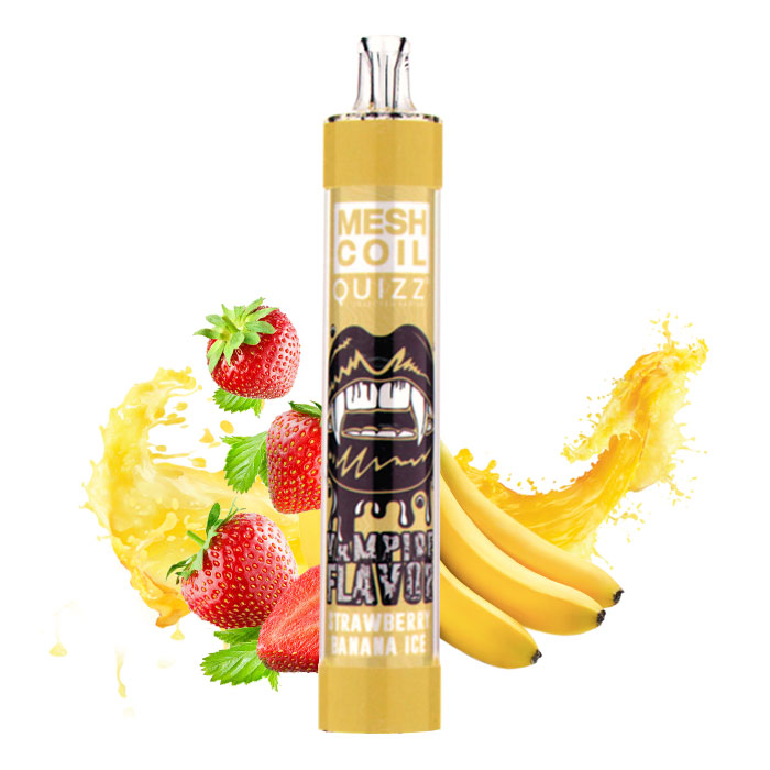 Strawberry Banana Ice Quizz Disposable Vapes 4000 Puffs