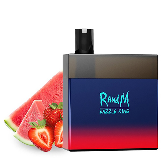 R and M Dazzle King LED Light Glowing Strawberry Watermelon Disposable Vape