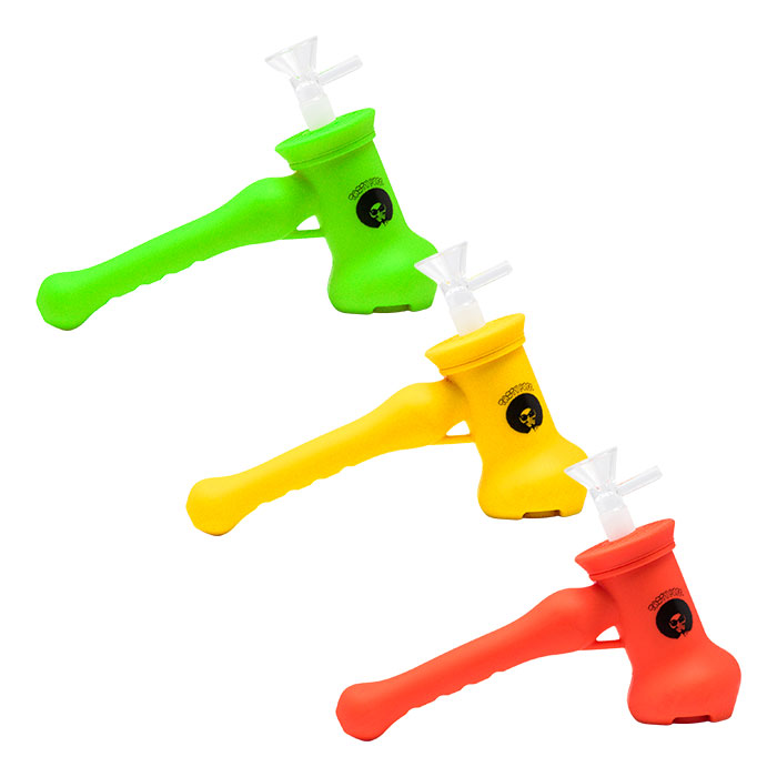 Assorted Color Tasty Puff Silicone Hammer Bubbler