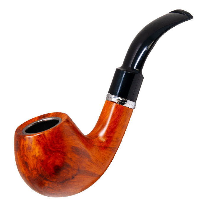 Classic Sherlock Wood And Resin Engraved 6 Inches Pipe