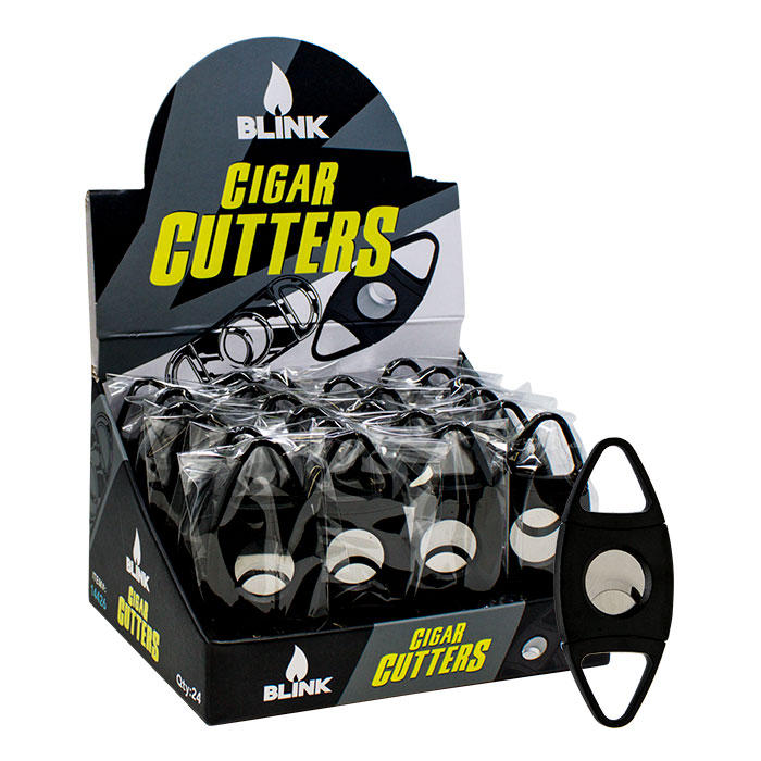 Blink Black Triangular Plastic Cigar Cutter