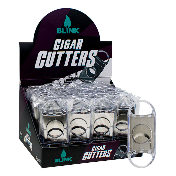 Blink Clear Plastic Cigar Cutter
