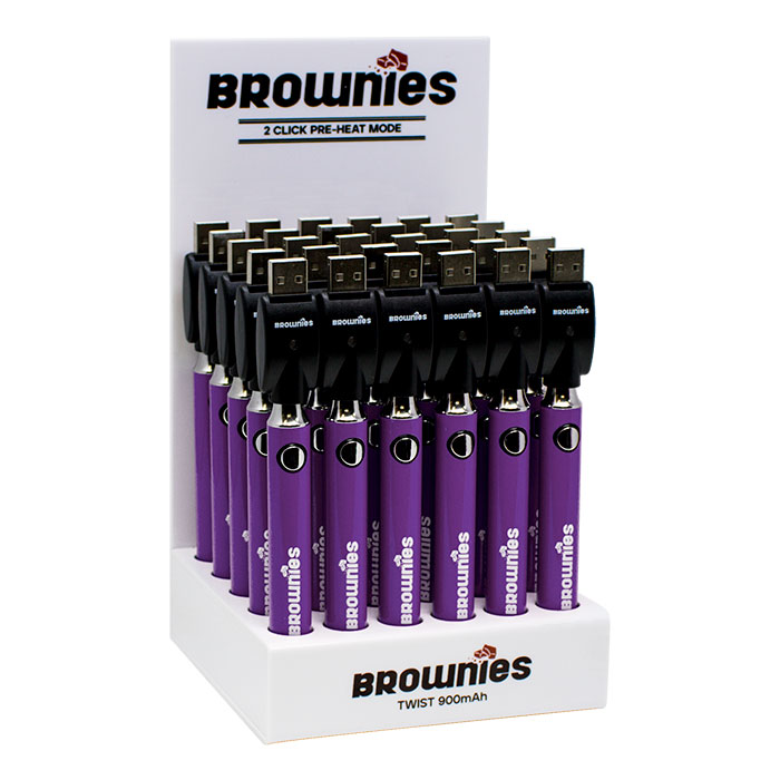 510 Purple Brownies Twist 900mAh Batteries