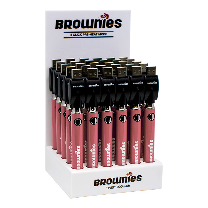 510 Pink Brownies Twist 900mAh Battery