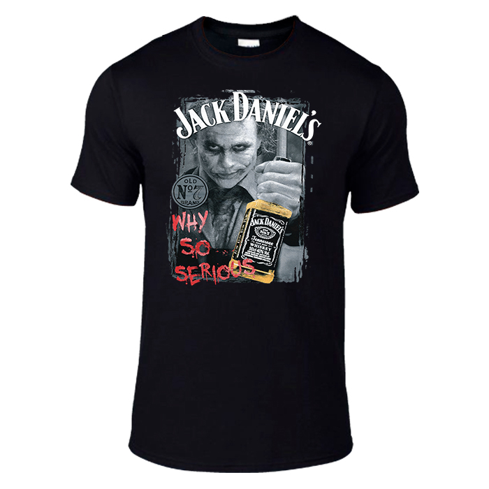 Jack Daniels Black Why So Serious T-Shirt