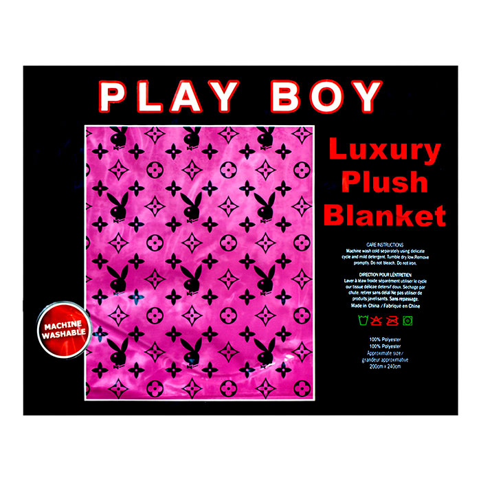 PB and LV Queen Size Plush Blanket