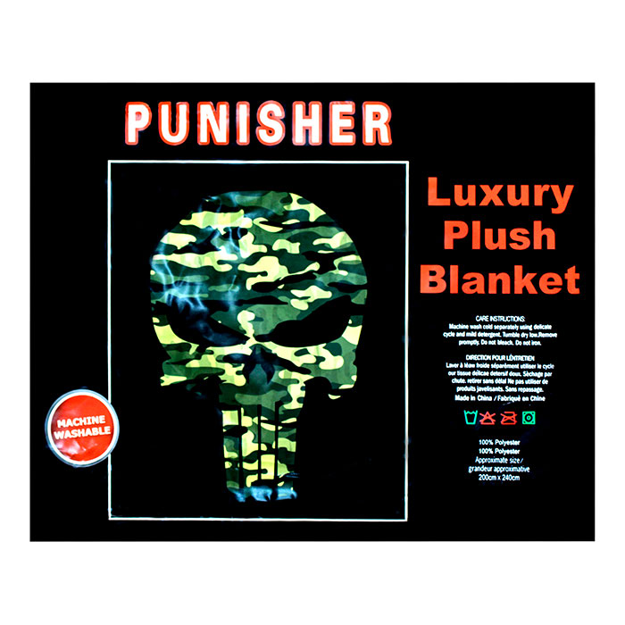 Punisher Queen Size Plush Blanket