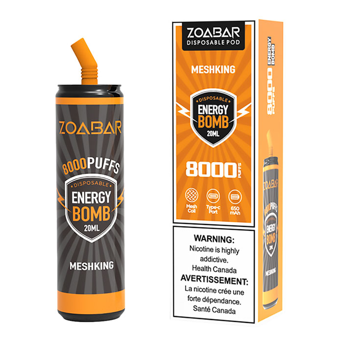 Zoabar Energy Bomb 8000 Puffs Meshking Disposable Vape