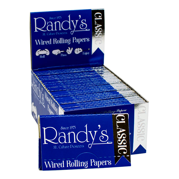 Randy's Classic Wired Rolling Paper Ct 25