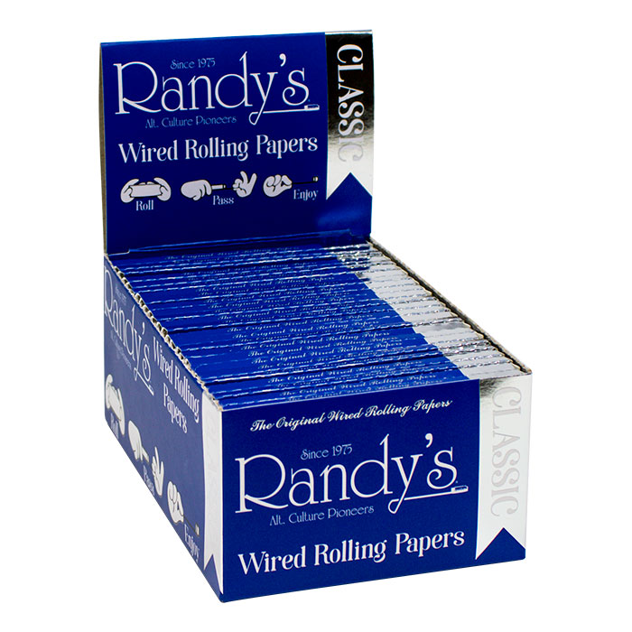 Randy's Classic Wired Rolling Paper Ct 25