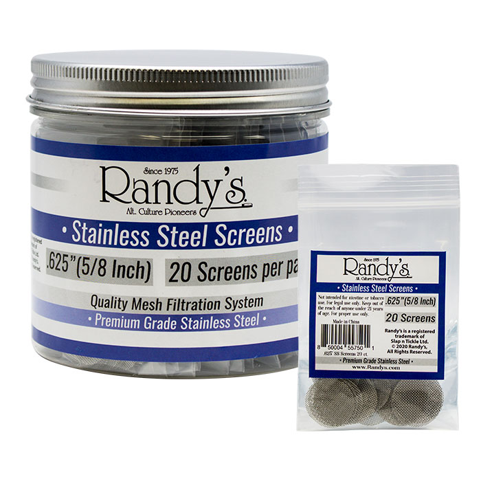 Randy's 0.625 Inches Stainless Steel Screens Ct 36