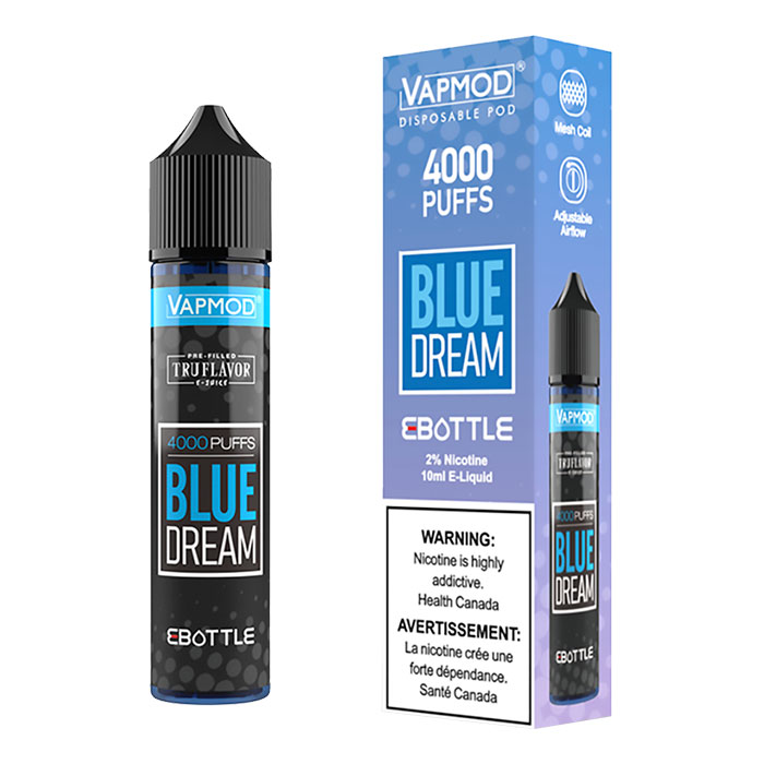 Vapmod Blue Dream E-Bottle 4000 Puffs Disposable Vape