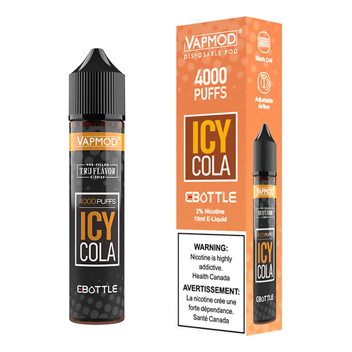 Vapmod Icy Cola E-Bottle 4000 Puffs Disposable Vape