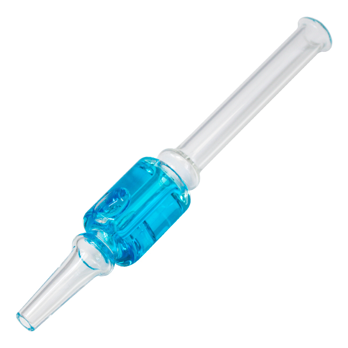 Blue Freezable Glycerin Glass 12mm Nectar Collector
