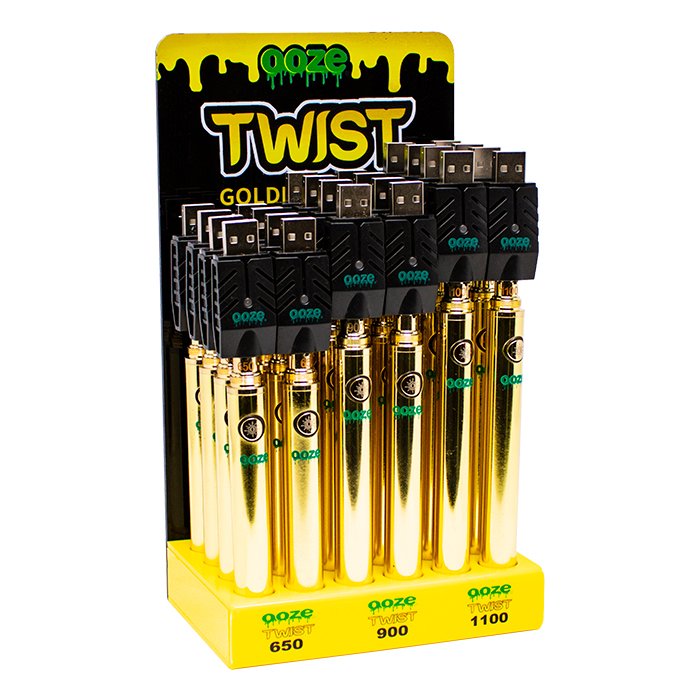 Ooze Twist Golden Edition 510 Battery Ct 24