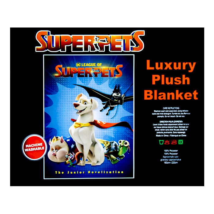 League of Superpets Twin Size Plush Blanket